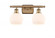 Athens - 2 Light - 16 inch - Brushed Brass - Bath Vanity Light (3442|516-2W-BB-G121-6)