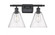 Berkshire - 2 Light - 18 inch - Matte Black - Bath Vanity Light (3442|516-2W-BK-GBC-84)