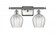 Norfolk - 2 Light - 16 inch - Brushed Satin Nickel - Bath Vanity Light (3442|516-2W-SN-G462-6-LED)