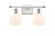 Athens - 2 Light - 16 inch - White Polished Chrome - Bath Vanity Light (3442|516-2W-WPC-G121-6)