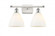 Bristol - 2 Light - 18 inch - White Polished Chrome - Bath Vanity Light (3442|516-2W-WPC-GBD-751)