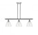 Bristol - 3 Light - 36 inch - Polished Chrome - Stem hung - Island Light (3442|516-3I-PC-GBD-754-LED)