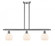 Athens - 3 Light - 36 inch - Brushed Satin Nickel - Stem hung - Island Light (3442|516-3I-SN-G121-6)
