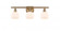 Athens - 3 Light - 26 inch - Brushed Brass - Bath Vanity Light (3442|516-3W-BB-G121-6)