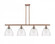 Bristol - 4 Light - 48 inch - Antique Copper - Stem hung - Island Light (3442|516-4I-AC-GBD-94)