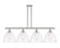 Bristol - 4 Light - 50 inch - Polished Nickel - Cord hung - Island Light (3442|516-4I-PN-GBD-122-LED)