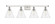 Berkshire - 4 Light - 38 inch - White Polished Chrome - Bath Vanity Light (3442|516-4W-WPC-GBC-84-LED)