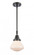 Olean - 1 Light - 7 inch - Matte Black - Mini Pendant (3442|447-1S-BK-G321)