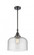 Bell - 1 Light - 12 inch - Matte Black - Mini Pendant (3442|447-1S-BK-G74-L)