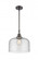 Bell - 1 Light - 12 inch - Oil Rubbed Bronze - Mini Pendant (3442|447-1S-OB-G74-L)