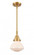 Olean - 1 Light - 7 inch - Satin Gold - Mini Pendant (3442|447-1S-SG-G321-LED)