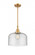Bell - 1 Light - 12 inch - Satin Gold - Mini Pendant (3442|447-1S-SG-G74-L)