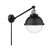 Hampden - 1 Light - 9 inch - Black Antique Brass -Adjustable Swing Arm (3442|237-BAB-HFS-84-BK)