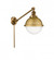 Hampden - 1 Light - 9 inch - Brushed Brass -Adjustable Swing Arm (3442|237-BB-HFS-84-BB)
