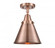 Appalachian - 1 Light - 8 inch - Antique Copper - Semi-Flush Mount (3442|447-1C-AC-M13-AC-LED)