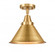 Briarcliff - 1 Light - 10 inch - Satin Gold - Semi-Flush Mount (3442|447-1C-SG-M10-SG-LED)