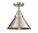 Briarcliff - 1 Light - 10 inch - Brushed Satin Nickel - Semi-Flush Mount (3442|447-1C-SN-M10-SN)