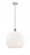 Athens - 1 Light - 14 inch - White Polished Chrome - Pendant (3442|516-1S-WPC-G121-14-LED)