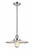 Appalachian - 1 Light - 12 inch - Polished Chrome - Cord hung - Mini Pendant (3442|201C-PC-MFR-PC-12-LED)