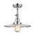 Railroad - 1 Light - 12 inch - Polished Chrome - Adjustable Semi-Flush Mount (3442|201F-PC-MFR-PC-12-LED)
