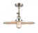 Railroad - 1 Light - 16 inch - Polished Nickel - Adjustable Semi-Flush Mount (3442|201F-PN-MFR-PN-16)
