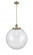 Beacon - 1 Light - 18 inch - Antique Brass - Stem Hung - Pendant (3442|201S-AB-G202-18)