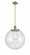 Beacon - 1 Light - 16 inch - Antique Brass - Stem Hung - Pendant (3442|201S-AB-G204-16)