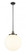 Beacon - 1 Light - 14 inch - Black Antique Brass - Stem Hung - Pendant (3442|201S-BAB-G201-14)