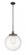 Beacon - 1 Light - 14 inch - Black Antique Brass - Stem Hung - Pendant (3442|201S-BAB-G204-14-LED)
