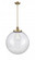 Beacon - 1 Light - 18 inch - Brushed Brass - Stem Hung - Pendant (3442|201S-BB-G202-18)