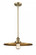 Appalachian - 1 Light - 16 inch - Brushed Brass - Stem Hung - Mini Pendant (3442|201S-BB-MFR-BB-16)