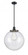 Beacon - 1 Light - 16 inch - Matte Black - Stem Hung - Pendant (3442|201S-BK-G202-16-LED)