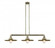 Appalachian - 3 Light - 45 inch - Antique Brass - Stem Hung - Adjustable Island Light (3442|213-AB-MFR-AB-12)