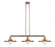 Appalachian - 3 Light - 45 inch - Antique Copper - Stem Hung - Adjustable Island Light (3442|213-AC-MFR-AC-12-LED)