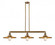 Appalachian - 3 Light - 45 inch - Brushed Brass - Stem Hung - Adjustable Island Light (3442|213-BB-MFR-BB-12)