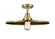 Appalachian - 1 Light - 16 inch - Antique Brass - Semi-Flush Mount (3442|447-1C-AB-MFR-AB-16)