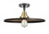 Appalachian - 1 Light - 16 inch - Black Antique Brass - Semi-Flush Mount (3442|447-1C-BAB-MFR-BK-16)