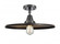 Appalachian - 1 Light - 16 inch - Matte Black - Semi-Flush Mount (3442|447-1C-BK-MFR-BK-16)