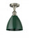 Plymouth - 1 Light - 8 inch - Brushed Satin Nickel - Semi-Flush Mount (3442|516-1C-SN-MBD-75-GR)