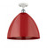 Plymouth - 1 Light - 16 inch - White Polished Chrome - Semi-Flush Mount (3442|516-1C-WPC-MBD-16-RD)