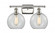Athens - 2 Light - 18 inch - Polished Nickel - Bath Vanity Light (3442|516-2W-PN-G122-8-LED)