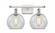 Athens - 2 Light - 18 inch - White Polished Chrome - Bath Vanity Light (3442|516-2W-WPC-G122-8-LED)