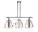 Bristol - 3 Light - 39 inch - Polished Nickel - Cord hung - Island Light (3442|516-3I-PN-MBD-12-PN-LED)