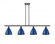 Plymouth - 4 Light - 48 inch - Matte Black - Stem hung - Island Light (3442|516-4I-BK-MBD-75-BL)
