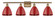 Plymouth - 4 Light - 38 inch - Brushed Brass - Bath Vanity Light (3442|516-4W-BB-MBD-75-RD-LED)