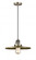 Appalachian - 1 Light - 12 inch - Antique Brass - Cord hung - Mini Pendant (3442|201CSW-AB-MFR-AB-12)