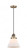 Cone - 1 Light - 8 inch - Brushed Brass - Cord hung - Mini Pendant (3442|201CSW-BB-G41-LED)