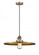 Appalachian - 1 Light - 16 inch - Brushed Brass - Cord hung - Mini Pendant (3442|201CSW-BB-MFR-BB-16-LED)