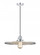 Appalachian - 1 Light - 16 inch - Polished Chrome - Cord hung - Mini Pendant (3442|201CSW-PC-MFR-PC-16)