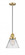 Cone - 1 Light - 8 inch - Satin Gold - Cord hung - Mini Pendant (3442|201CSW-SG-G42-LED)